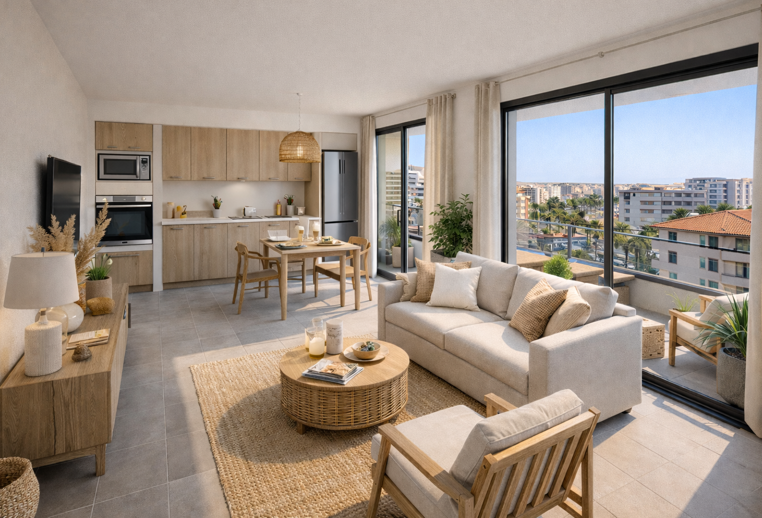 A 100M DE LA PLAGE ET DU CENTRE, TRES JOLI 3 PIECES AVEC GARAGE ET EXTERIEUR — photo 1