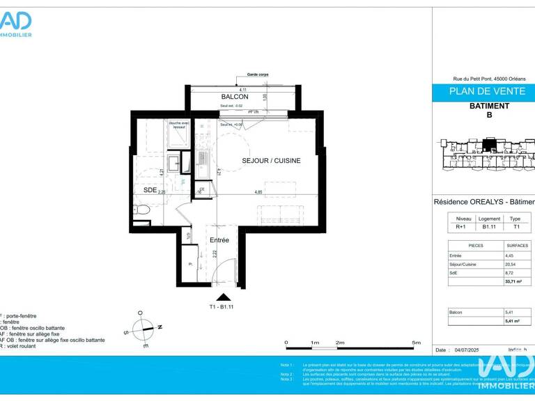 Vente Appartement 1 pièce — photo 1