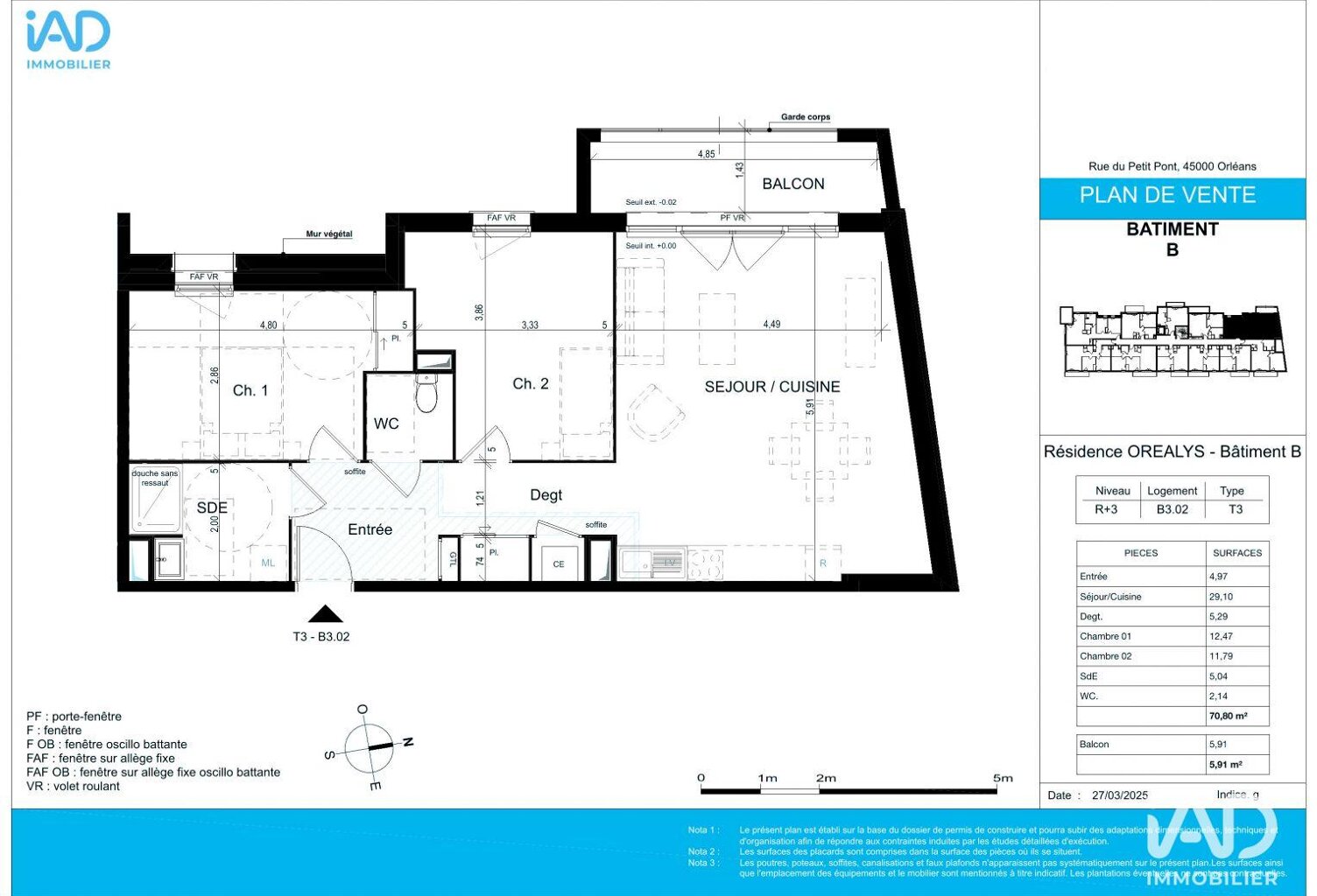 Vente Appartement 3 pièces — photo 1