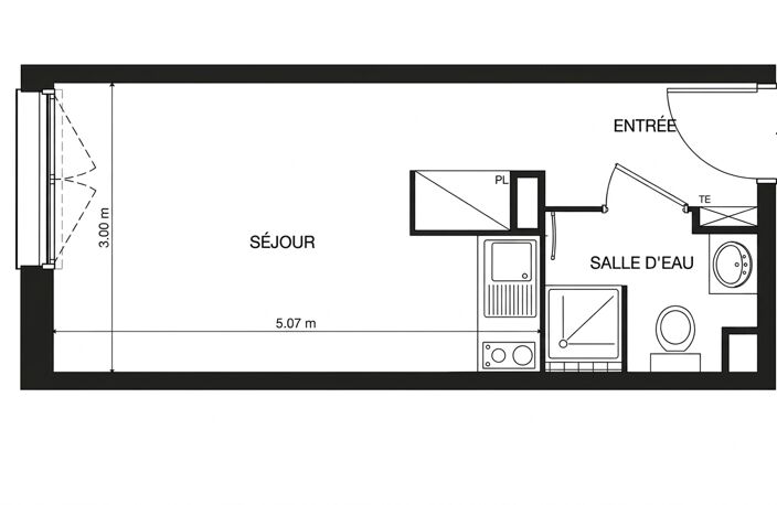 Vente Appartement 1 pièce — photo 2