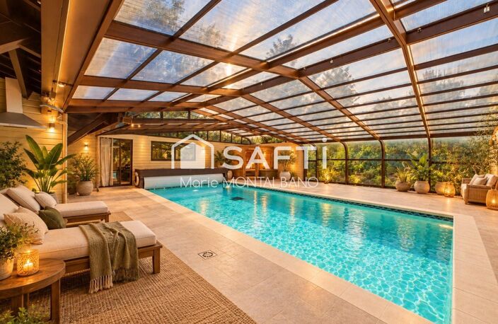 Belle maison traditionnelle avec piscine et jardin — photo 4