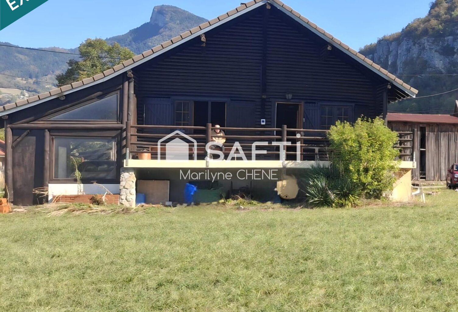 Chalet bois en rondin de type fuste de 67m² — photo 1