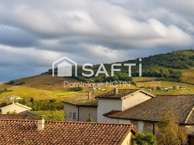Maison Beaujolaise 137 m² 3 chb - terrain - garage - vues — photo du bien