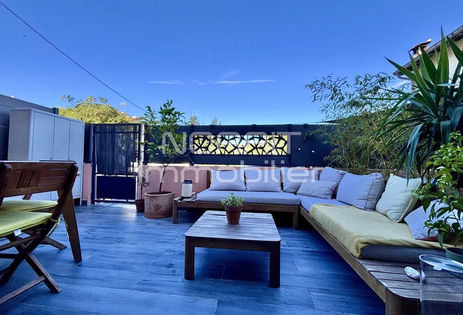 NICE - MONT BORON - 2 PIECES- TERRASSE PARKING — photo 1