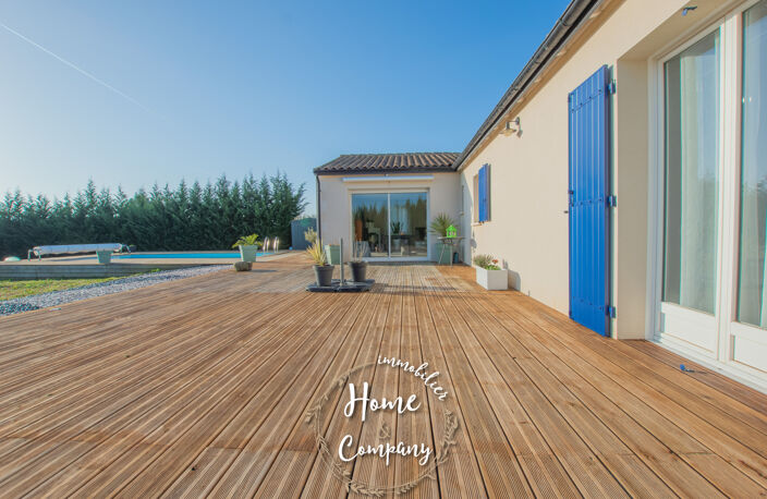 MONTPELLIER-DE-MEDILLAN - MAISON DE PLAIN-PIED AVEC PISCINE — photo 5