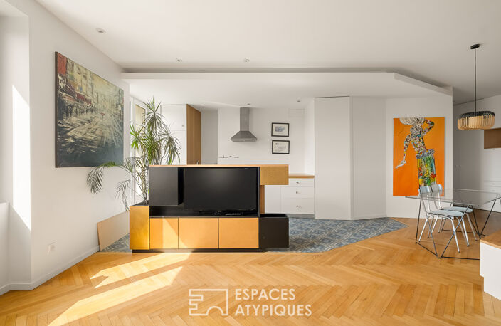 Appartement rénové par architecte avec balcons et vue dégagée — photo 5
