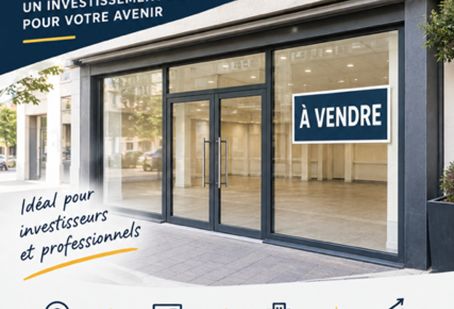 Vente Boutique/Local commercial 125 m&sup2; — photo 1