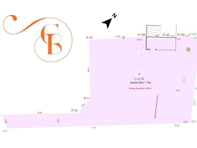 Terrain constructible — photo du bien