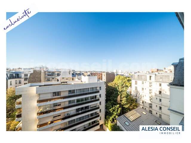 3 PIÈCES 53 m² à ALESIA au DERNIER ÉTAGE — photo du bien