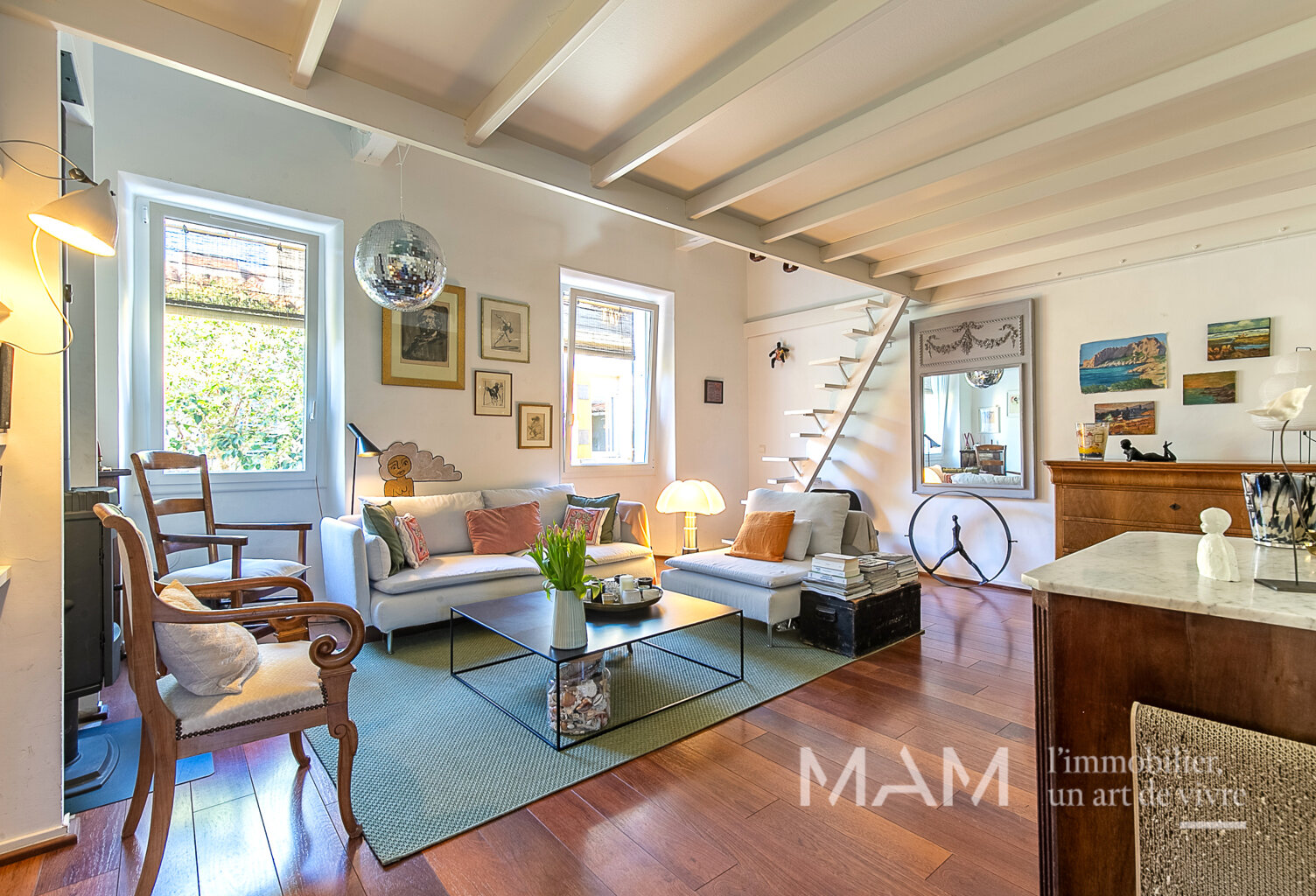 Duplex esprit loft de 125 m2, une maison sur les toits — photo 1