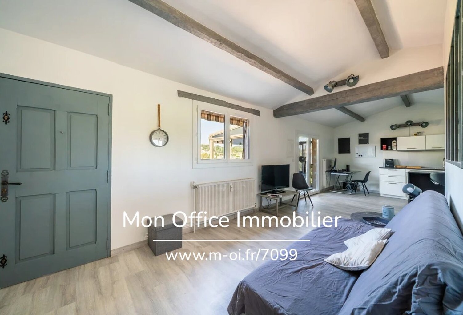 Référence : 7099-PAN. - Appartement 2 pièces de 48 m² avec terrasse à Aix-en-Provence — photo 1