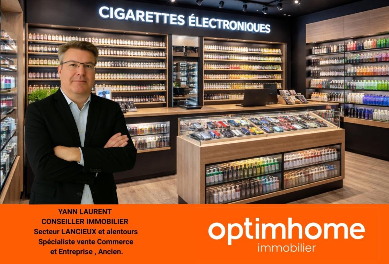 Fonds de commerce Cigarettes électroniques à vendre Proche de RENNES (35) — photo 1