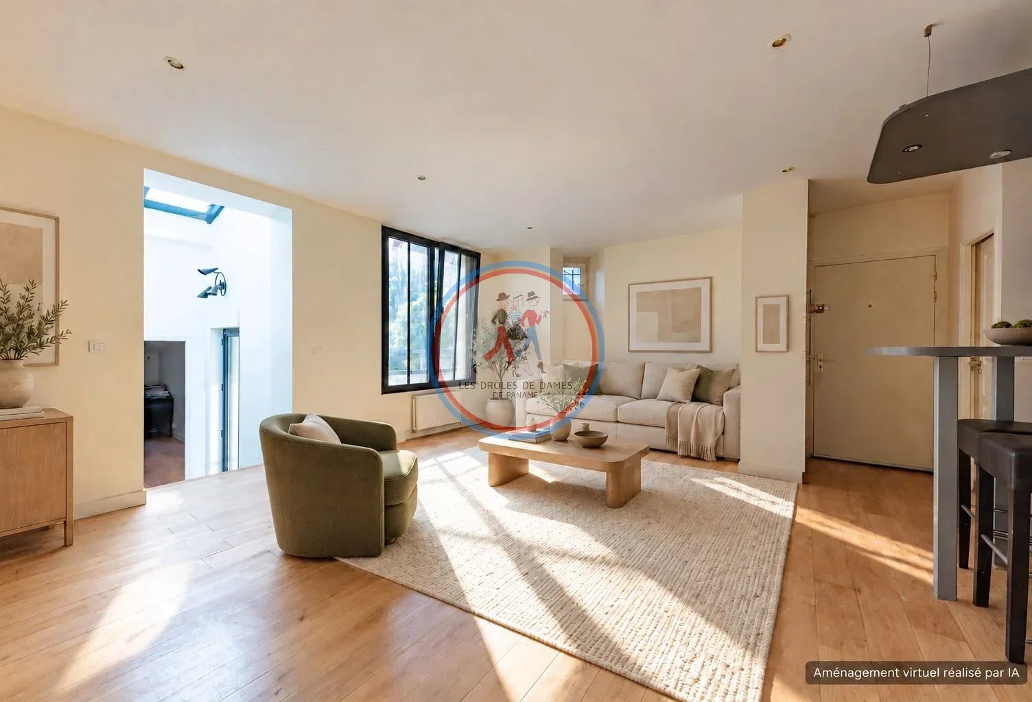 Appartement duplex en rez-de-jardin, 3 chambres à Puteaux — photo 1