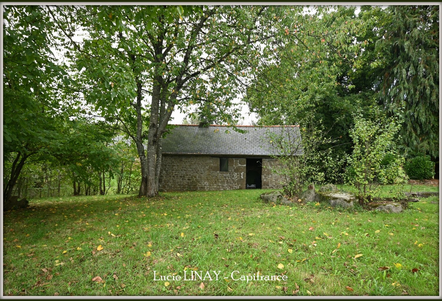 Maison avec batiments en pierre et terrain — photo 1
