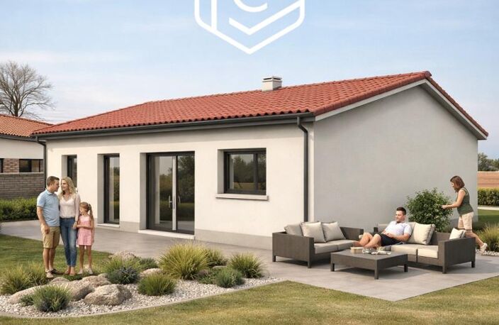 Projet d'une maison de 85m2 avec terrain à Polliat (01) — photo 2