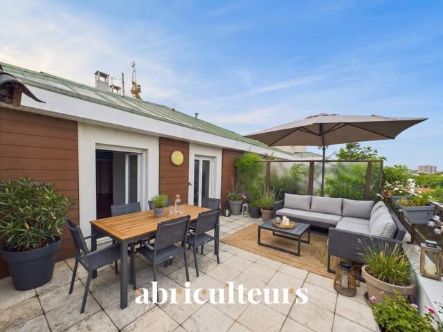 Magnifique appartement de 86 m² bénéficiant d'espaces extérieurs d'exception à Villeneuve-la-Garenne (92390) — photo du bien