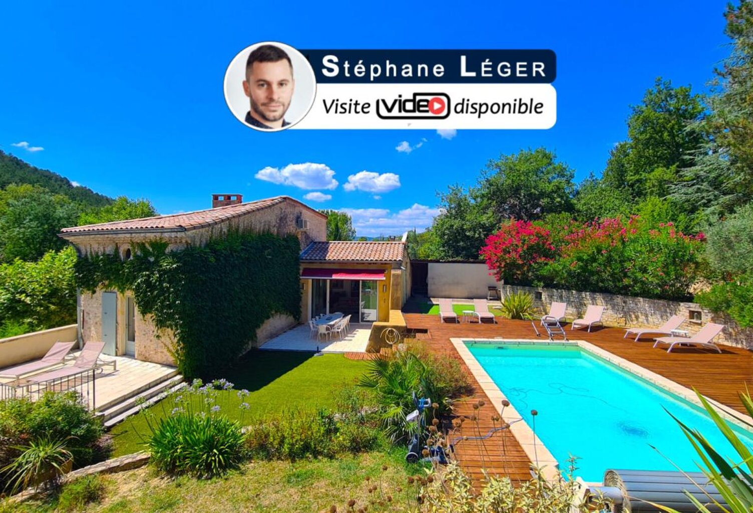 Maison en pierre avec piscine 7 pièce(s) 175 m2 — photo 1