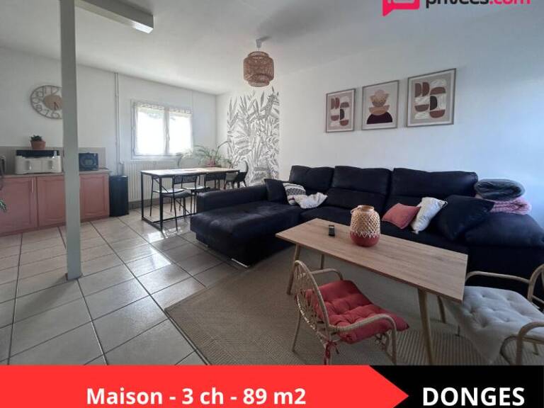 DONGES,  Maison 3 chambres avec véranda et jardin — photo 1