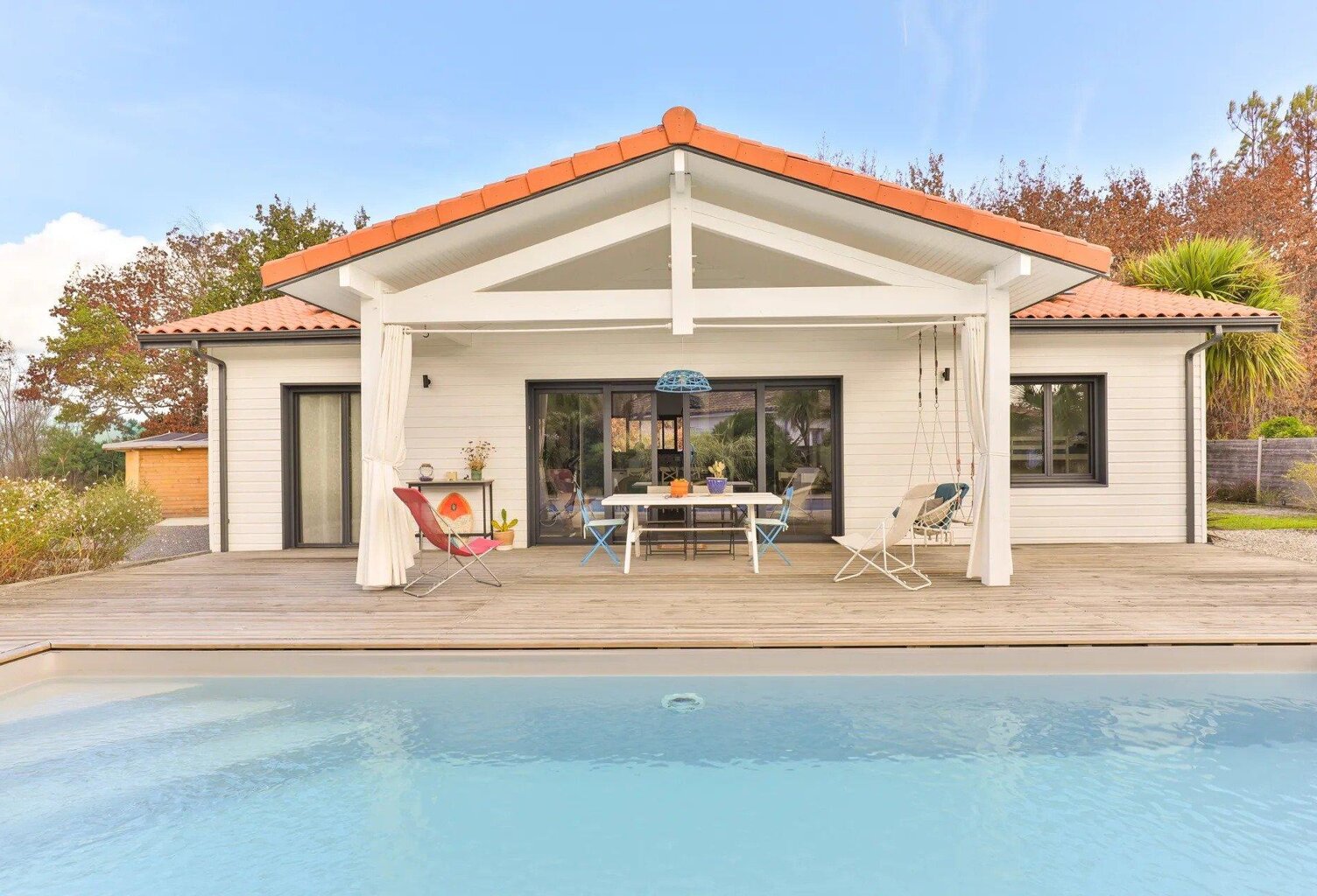Maison T4 contemporaine avec piscine — photo 1