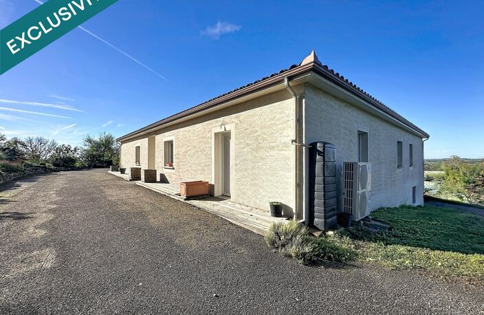 Maison familiale de 200 m²  , 4 chambres , bureau ,sous-sol ,  piscine, grand terrain et vue dégagée à Villesèque — photo 4