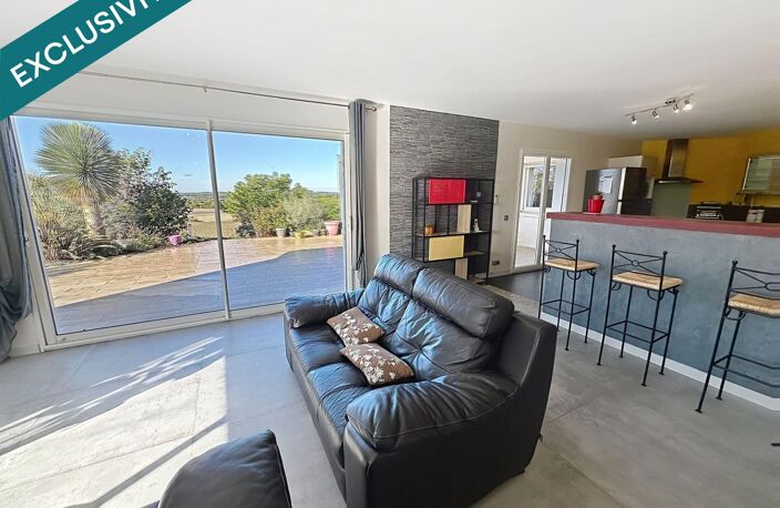 Maison familiale de 200 m²  , 4 chambres , bureau ,sous-sol ,  piscine, grand terrain et vue dégagée à Villesèque — photo 5