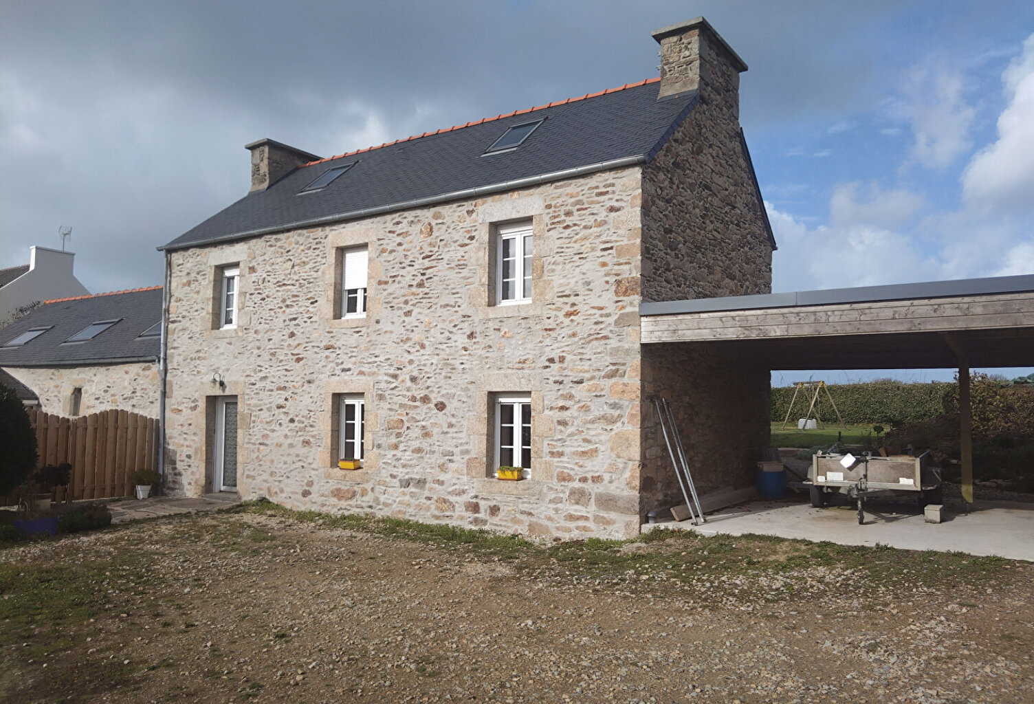 A VENDRE A LANNILIS FERMETTE RENOVEE — photo 1