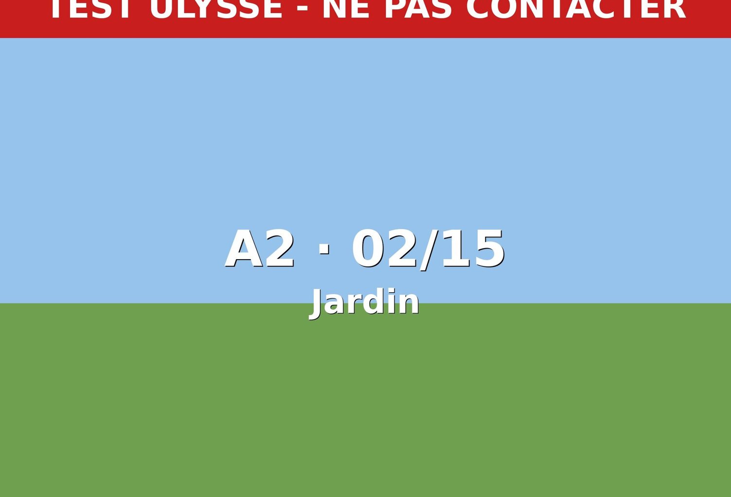 TEST ULYSSE - A2 - Maison 6 pieces avec jardin a vendre — photo 1