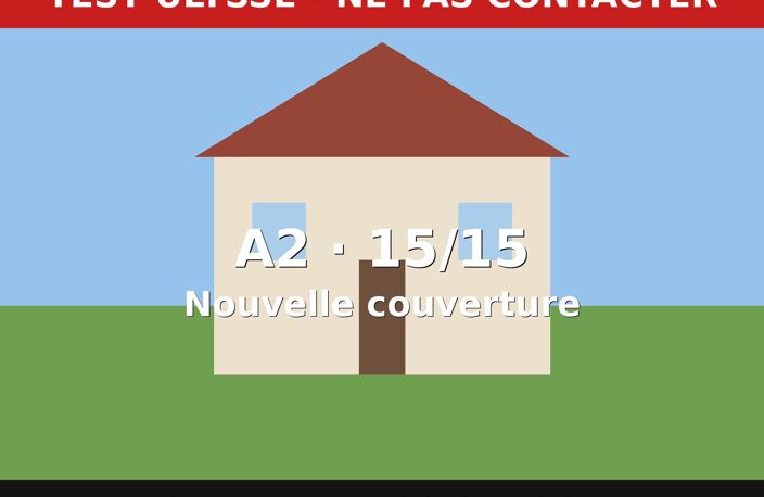 TEST ULYSSE - A2 - Maison 6 pieces avec jardin a vendre — photo 2