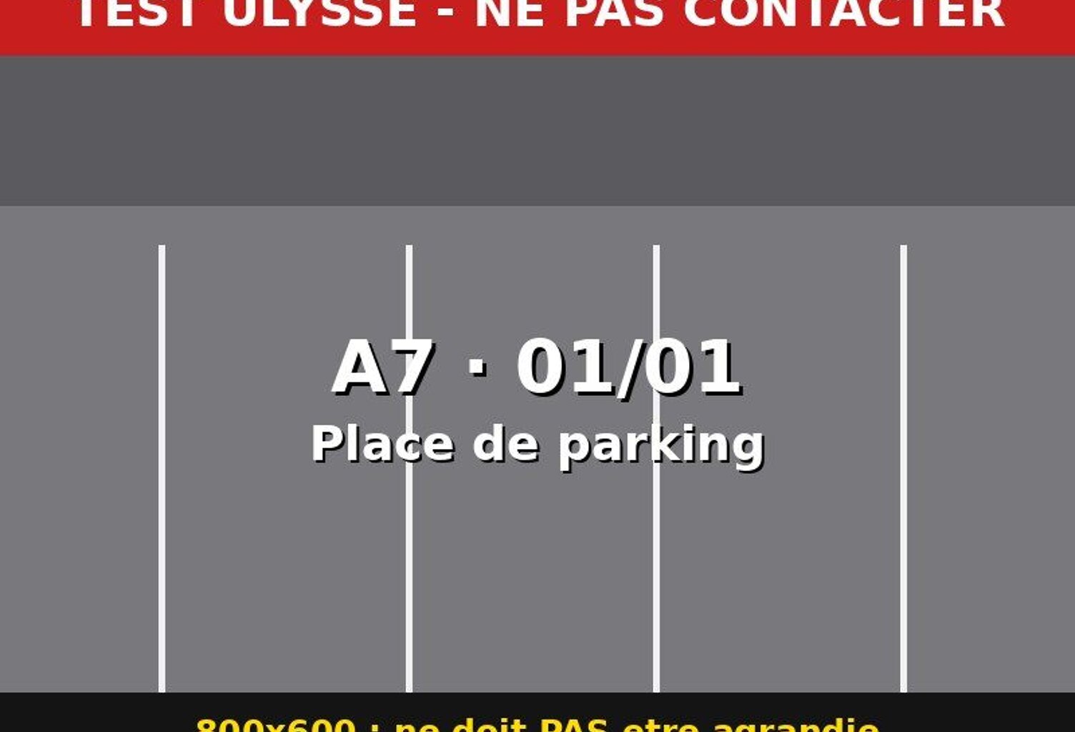 TEST ULYSSE - A7 - Place de parking a louer — photo 1