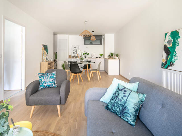 IDEAL STUDIO/T1 PREMIERE OCCUPATION / PROCHE CAMPUS et CENTRE-VILLE / RE2020 / TRAM AU PIED DE L'IMM — photo du bien