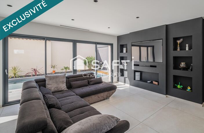 Maison d'architecte avec piscine  188 m²  Le Grand-Lemps — photo 4
