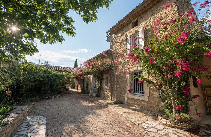 Exclusivité  , Saint Paulet de Caisson -  Mas restauré au calme sur 2 385 m² de terrain — photo 5