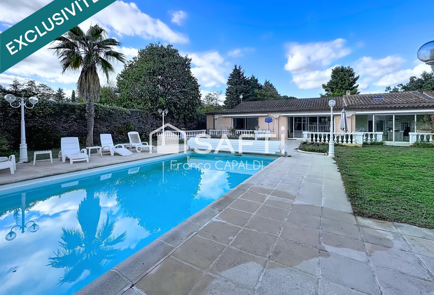 Maison 7 pièces de plain pied avec studio, cuisine d'été et piscine — photo 1