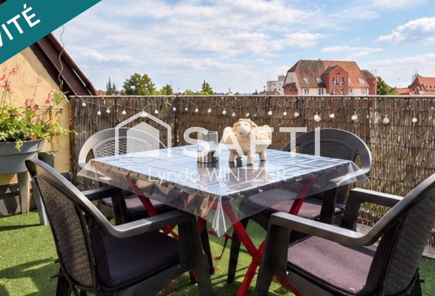 SÉLESTAT  APPARTEMENT 3 PIÈCES DE 70 M² AVEC TERRASSE ET CAVE — photo 1