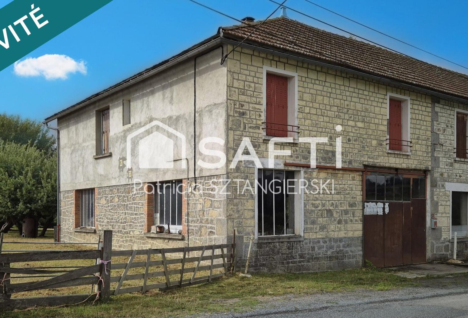 Maison d'habitation avec grand garage en-dessous, plusieurs dépendances, grand terrain. — photo 1