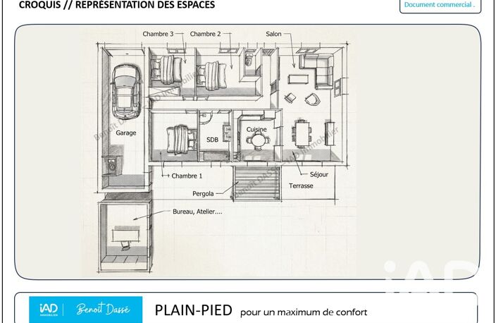 Vente Maison/villa 4 pièces — photo 4