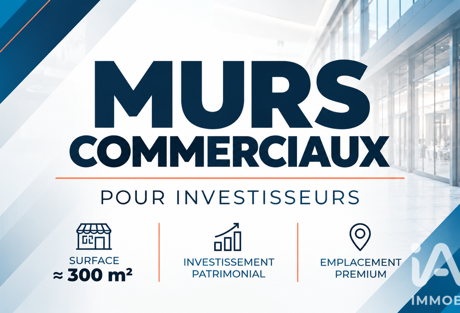 Vente Boutique/Local commercial 299 m&sup2; — photo 1