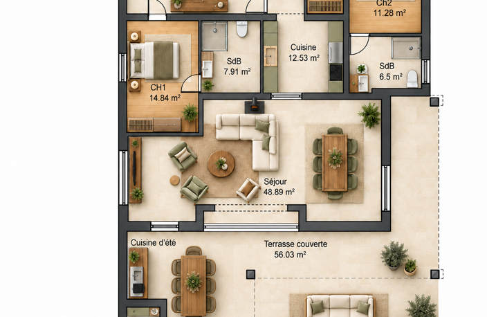 Vente Maison/villa 8 pièces — photo 3