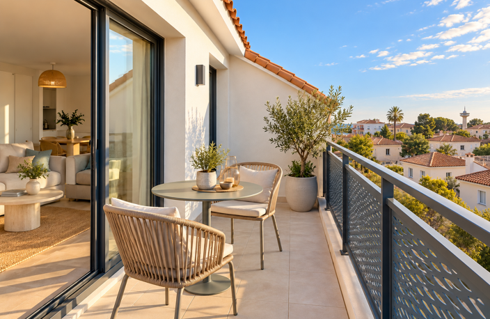 -T2 AVEC TERRASSE À DEUX PAS DE LA PLAGE — photo 4