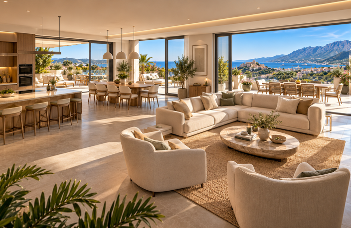 CALVI – T5 DE 167 M² EN DERNIER ÉTAGE AVEC PLUS DE 100 M² DE TERRASSES AVEC VUE – RÉSIDENCE DE PREST — photo 2
