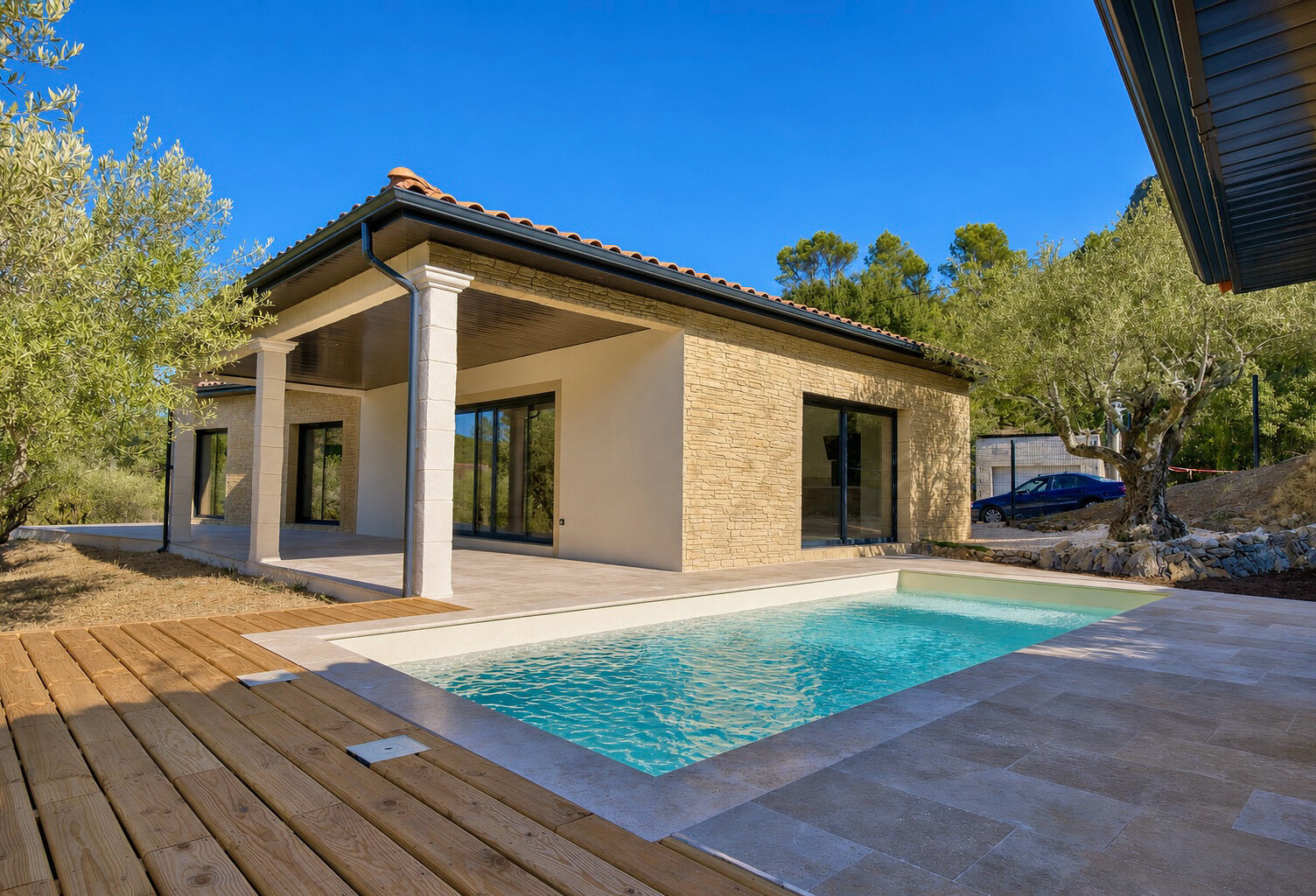 Villa T4, Terrasse, Piscine, Terrain — photo 1