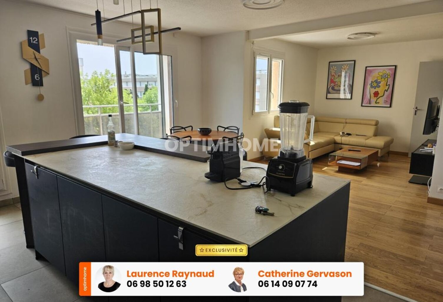 Appartement avec asensceur, 3 piéces, une cave et 1 place de parking privée — photo 1