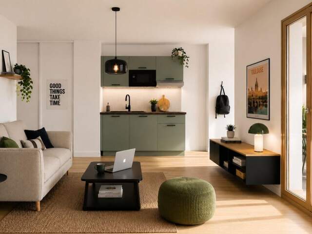 Toulouse Minimes – Appartement T1 au cœur du quartier des Minimes — photo du bien