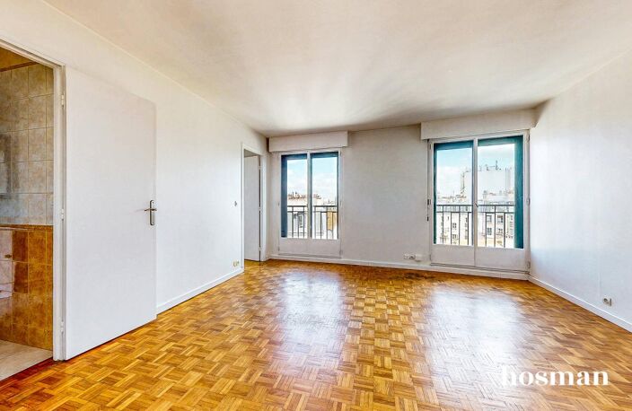 Appartement 2 pièces 46,5 m² — Balcon, vue dégagée & étage élevé avec ascenseur — Alésia / Jean Moulin, Paris 14e — photo 2