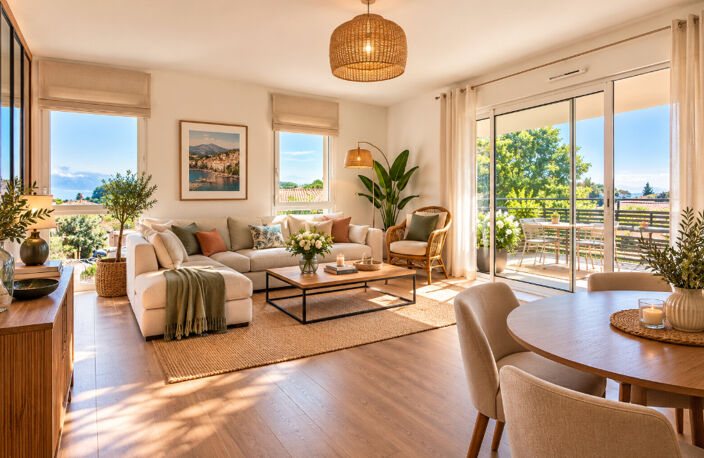 Villeneuve-lès-Avignon EXCLUSIVITÉ  T4 de 89 m² avec terrasse de 29 m² plein Sud, vue Mont Ventoux 359 000 euros — photo 3