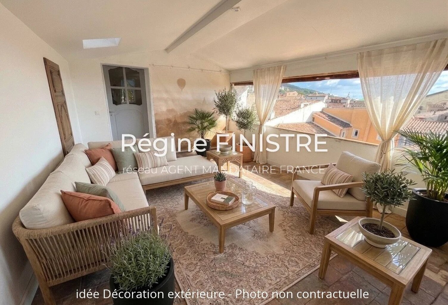 DRAGUIGNAN - APPARTEMENT D'EXCEPTION T4 - 2 CHAMBRES - BUREAU - TERRASSE TROPÉZIENNE ET VUE IMPRENABLE — photo 1
