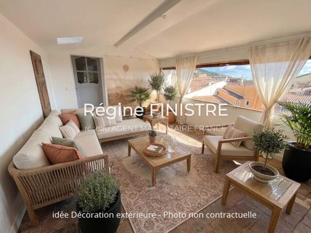 DRAGUIGNAN - APPARTEMENT D'EXCEPTION T4 - 2 CHAMBRES - BUREAU - TERRASSE TROPÉZIENNE ET VUE IMPRENABLE — photo du bien