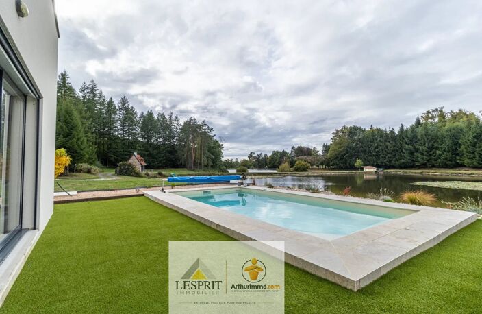 PROPRIÉTÉ D’EXCEPTION – 6,6 HECTARES AVEC 3 ÉTANGS, PISCINE ET GÎTE — photo 5
