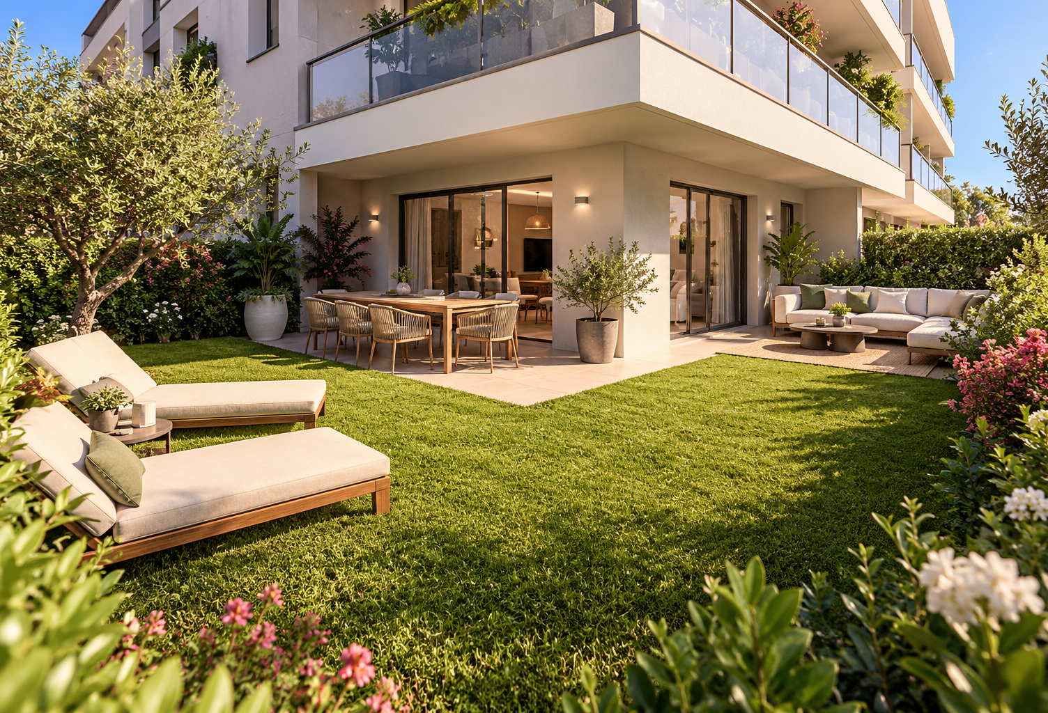 T2 avec jardin livraison dans 3 mois quartier st jerome. — photo 1