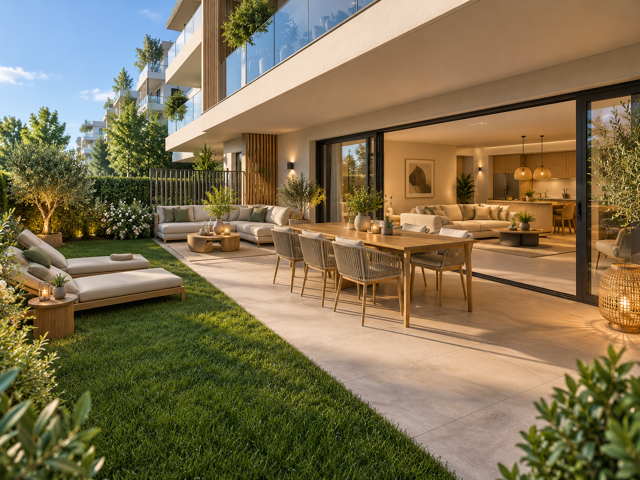 - GAP NORD - MAGNIFIQUE 4P EN REZ DE JARDIN DE 90M² AVEC 150M² D'EXTERIEUR — photo du bien